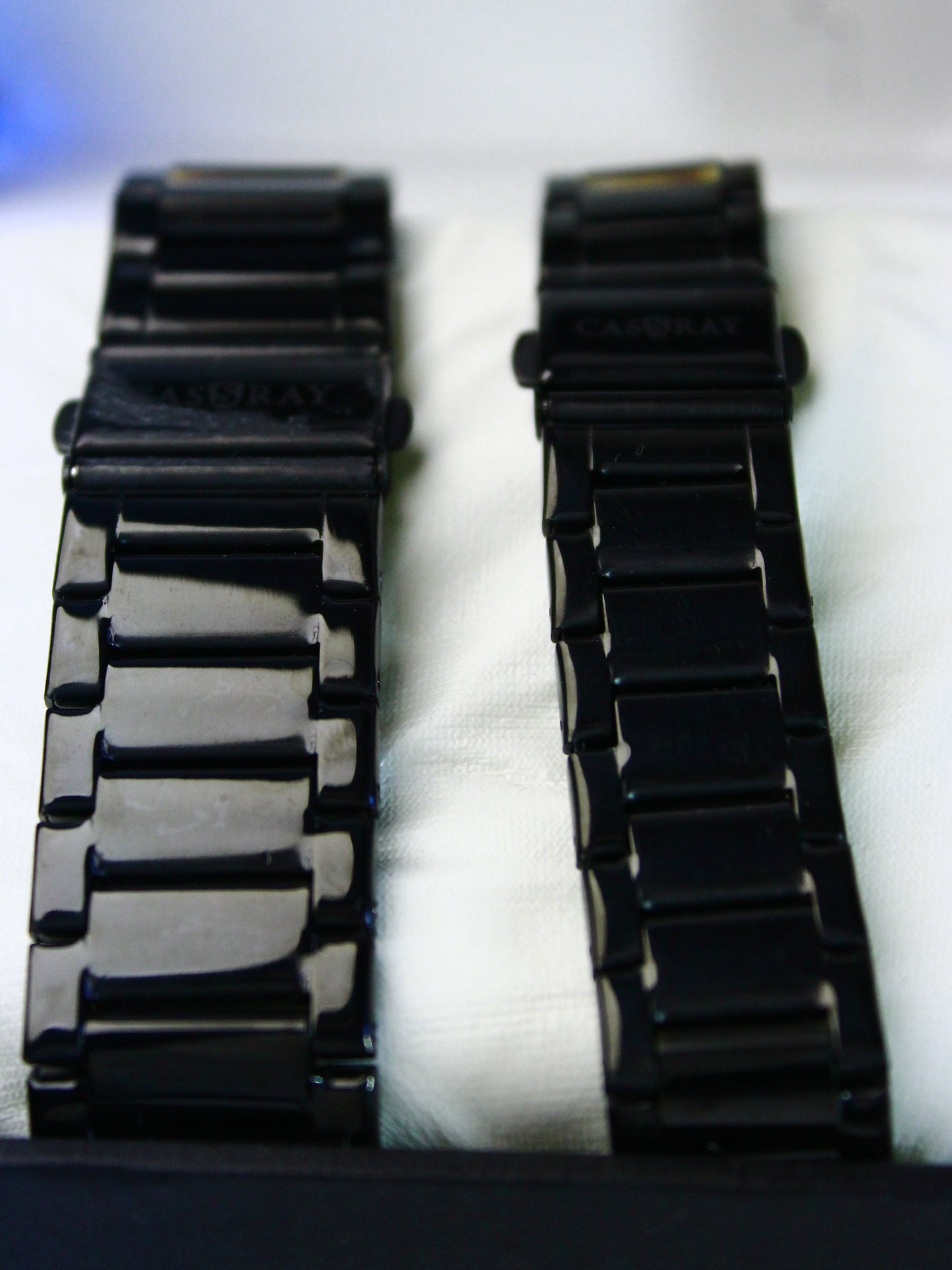 CassRay Black Couple Watch Set – Luxury Stainless Steel