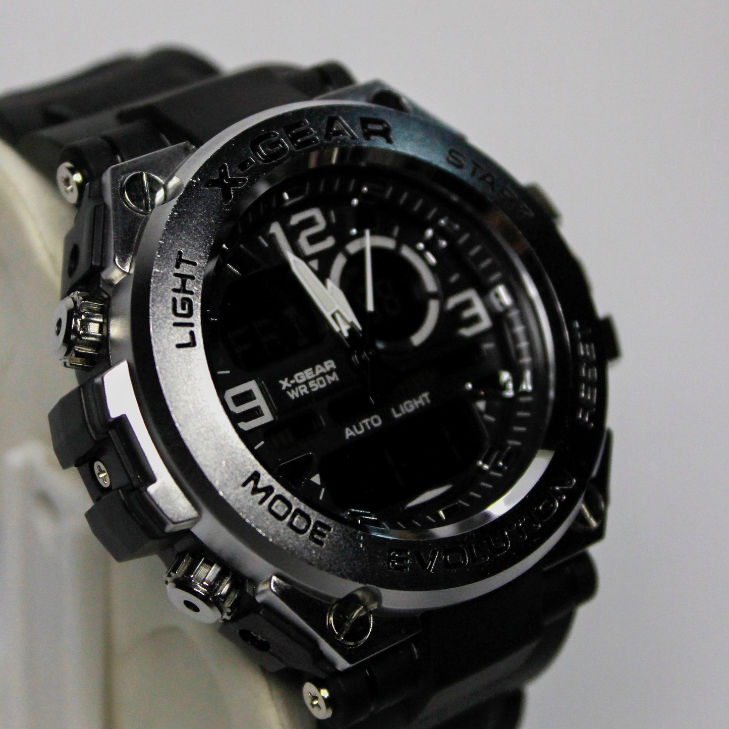 X-GEAR Dual-Display Watch – Stylish & Water-Resistant