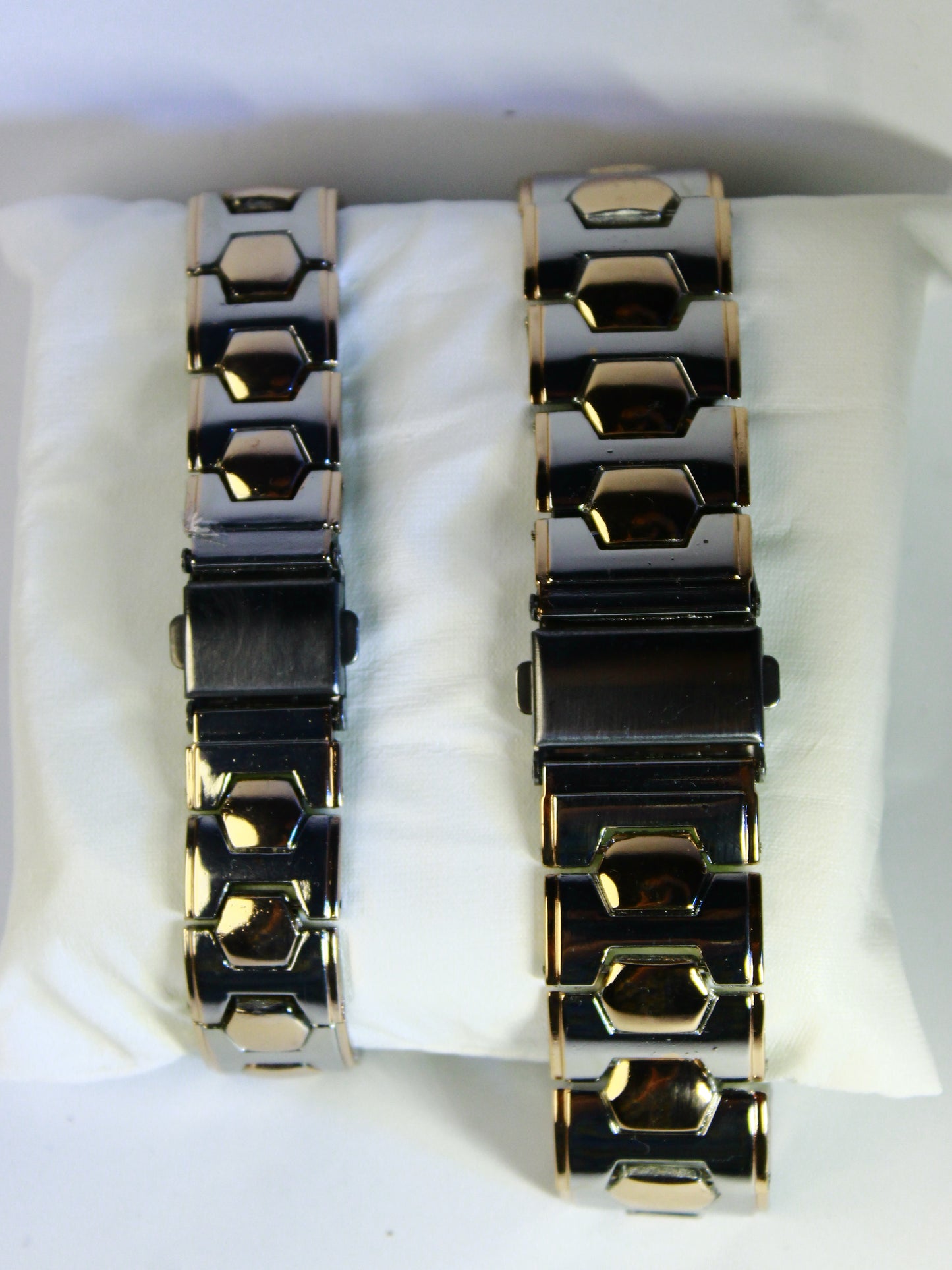 Positif Luxury Couple Watch Set – Silver & Gold Stainless Steel